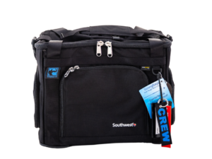 Strongbags Summit Flight Commander with Southwest Airlines Logo and Embroidery on back of bag